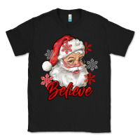 Black santa believe Classic Tee - RanaPortraitStore