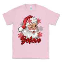 Bubblegum Pink santa believe Classic Tee - RanaPortraitStore