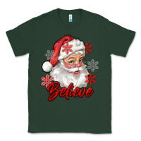 Sports Green santa believe Classic Tee - RanaPortraitStore