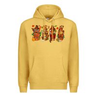 Antique Gold thanksgiving coffee cups with gnomes bbs Premium Hoodie - BundleAndBundleShop