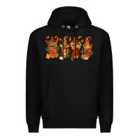 Black thanksgiving coffee cups with gnomes bbs Premium Hoodie - BundleAndBundleShop