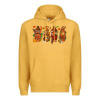 Mustard thanksgiving coffee cups with gnomes bbs Premium Hoodie - BundleAndBundleShop