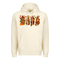 Sandshell thanksgiving coffee cups with gnomes bbs Premium Hoodie - BundleAndBundleShop