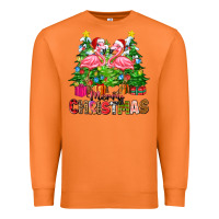 Carrot merry christmas flamingo Premium Sweatshirt - Zillion Design Studio