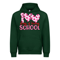 Foreset Green 100 days of loving school Urban Hoodie - Artiststas