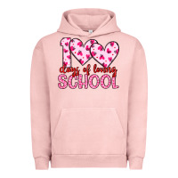 Pigment Salmon 100 days of loving school Urban Hoodie - Artiststas