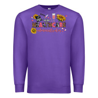 Purple healthcare administrator Premium Sweatshirt - texasbilliewilder