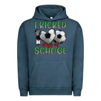 Pigment Midnight Navy i kicked 100 days of school Urban Hoodie - Artiststas
