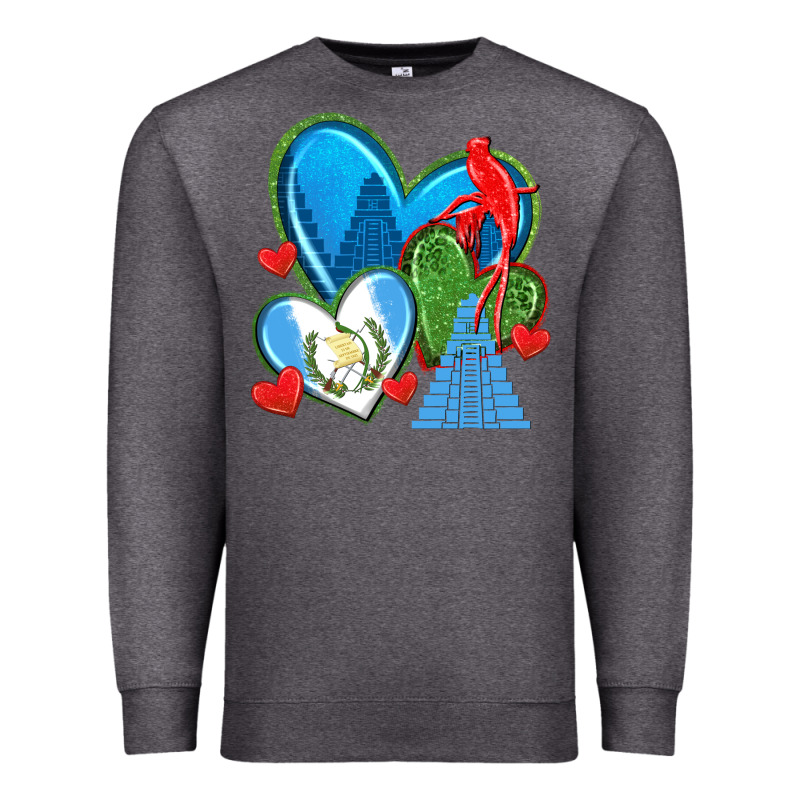 Guatemala Hearts Premium Sweatshirt by texasbilliewilder | Teevron