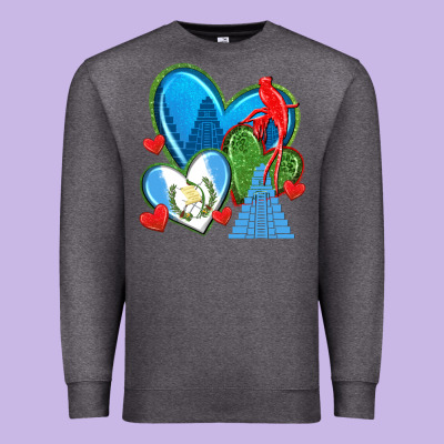 Premium Sweatshirt guatemala hearts