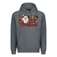 Rock Love Christmas Santa Premium Hoodie - JahusDesignShop