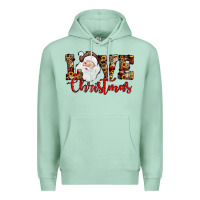Seafoam Love Christmas Santa Premium Hoodie - JahusDesignShop