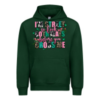 Forest Green floral i am street so look both ways before you cr Urban Hoodie - AdoDesignShop