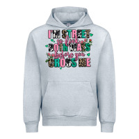 Heather Grey floral i am street so look both ways before you cr Urban Hoodie - AdoDesignShop
