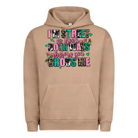 Pigment Burro floral i am street so look both ways before you cr Urban Hoodie - AdoDesignShop