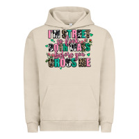 Pigment French Oak floral i am street so look both ways before you cr Urban Hoodie - AdoDesignShop