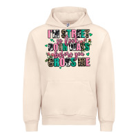 Sandshell floral i am street so look both ways before you cr Urban Hoodie - AdoDesignShop