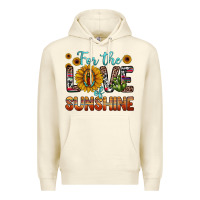 Sandshell for the love of sunshine sunflower our lady of guadalupe Premium Hoodie - JahusDesignShop