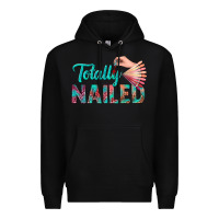 Black totally nailed bbs Premium Hoodie - BundleAndBundleShop