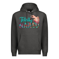 Charcoal Heather totally nailed bbs Premium Hoodie - BundleAndBundleShop