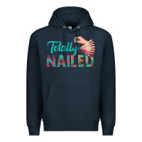 Navy totally nailed bbs Premium Hoodie - BundleAndBundleShop