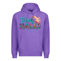 Purple totally nailed bbs Premium Hoodie - BundleAndBundleShop