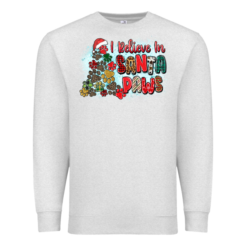 I Believe In Santa Paws Premium Sweatshirt by Zillion Design Studio | Teevron