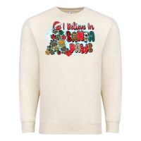 Sandshell i believe in santa paws Premium Sweatshirt - Zillion Design Studio
