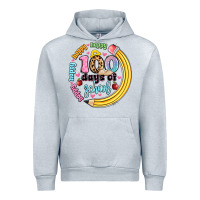 Heather Grey happy 100 days of school Urban Hoodie - Artiststas