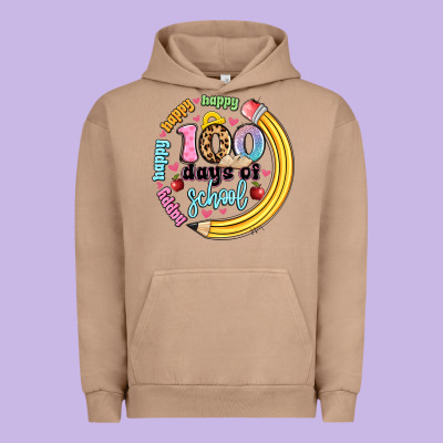 Happy 100 Days Of School Urban Hoodie Designed By Artiststas