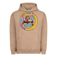 Pigment Burro happy 100 days of school Urban Hoodie - Artiststas