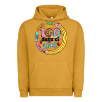 Pigment Peanut Butter happy 100 days of school Urban Hoodie - Artiststas