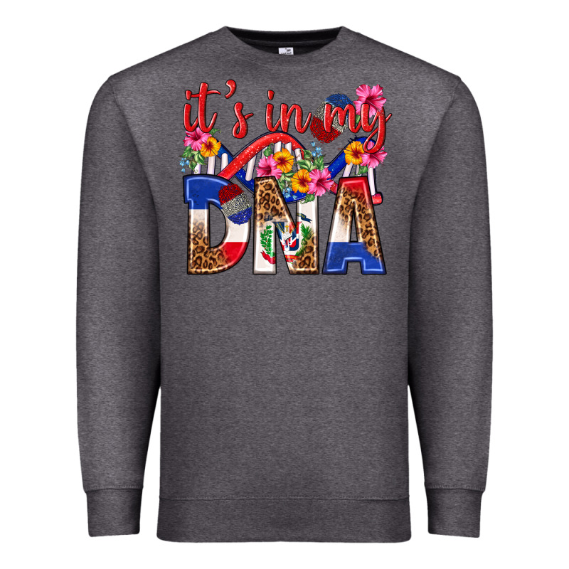 Its In My Dna Dominican Republic Premium Sweatshirt by texasbilliewilder | Teevron
