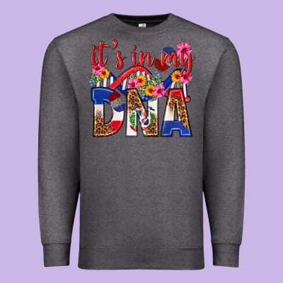 Premium Sweatshirt its in my dna dominican republic