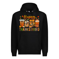 Black western happy thanksgiving bbs Premium Hoodie - BundleAndBundleShop