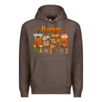 Coffee western happy thanksgiving bbs Premium Hoodie - BundleAndBundleShop