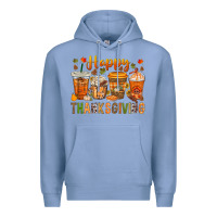 Colony Blue western happy thanksgiving bbs Premium Hoodie - BundleAndBundleShop
