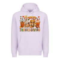 Lilac western happy thanksgiving bbs Premium Hoodie - BundleAndBundleShop
