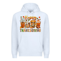 White western happy thanksgiving bbs Premium Hoodie - BundleAndBundleShop