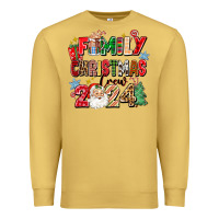 Antique Gold family christmas crew 2024 Premium Sweatshirt - Zillion Design Studio