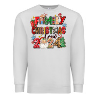 Dove Grey family christmas crew 2024 Premium Sweatshirt - Zillion Design Studio