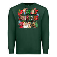 Sports Green family christmas crew 2024 Premium Sweatshirt - Zillion Design Studio