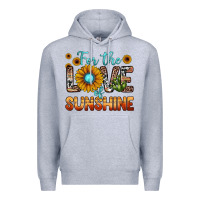Heather Grey for the love of sunshine Premium Hoodie - JahusDesignShop