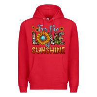 Red for the love of sunshine Premium Hoodie - JahusDesignShop