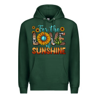 Sports Green for the love of sunshine Premium Hoodie - JahusDesignShop