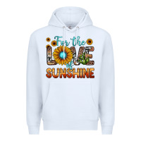 White for the love of sunshine Premium Hoodie - JahusDesignShop