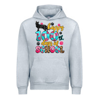 Heather Grey happy 100th days of school cat Urban Hoodie - Artiststas