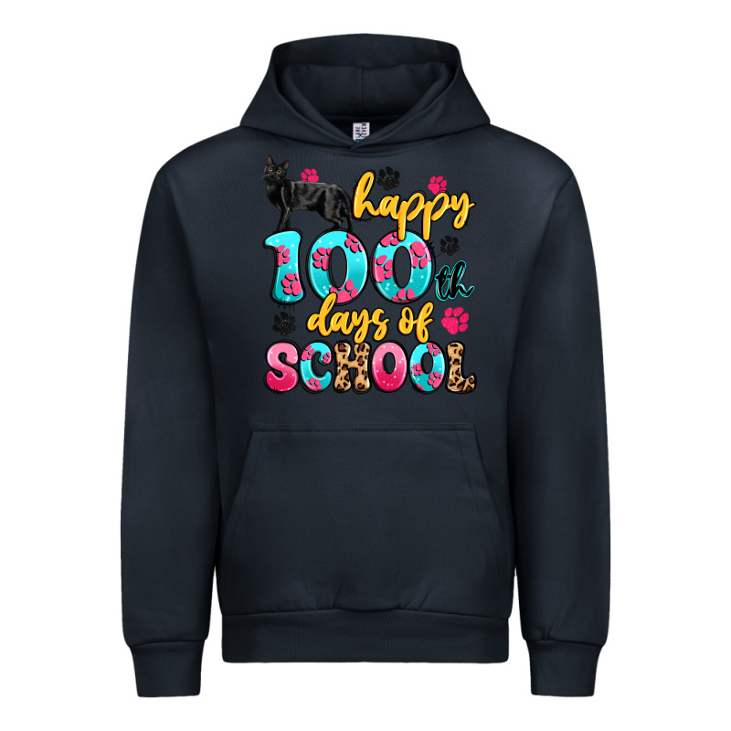 Happy 100th Days Of School Cat Urban Hoodie by Artiststas | Teevron