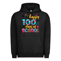 Pigment Black happy 100th days of school cat Urban Hoodie - Artiststas