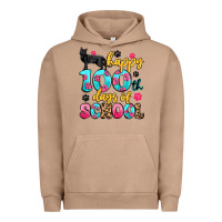 Pigment Burro happy 100th days of school cat Urban Hoodie - Artiststas